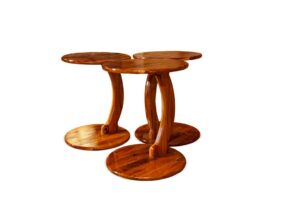 Teak side stool