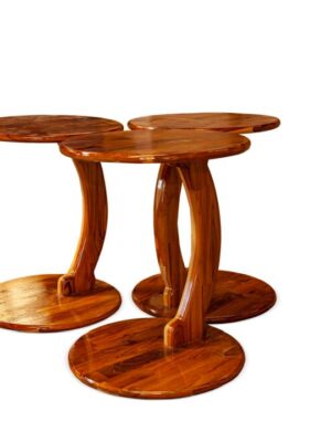 Teak side stool