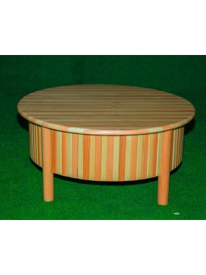 Round table Pine and Eucalyptus